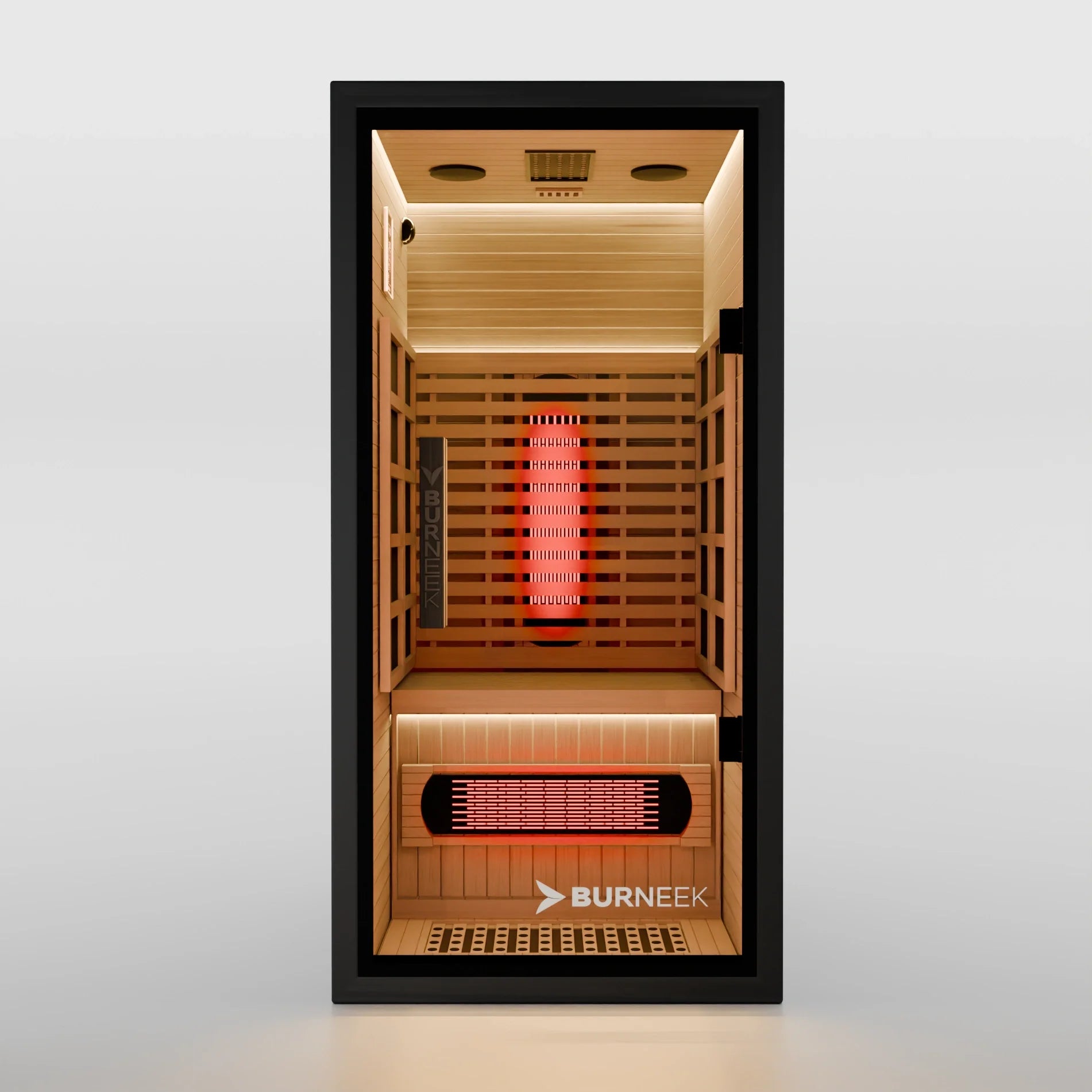 Burneek® Onyxeek: 1-Person Full-Spectrum Quartz Infrared Sauna