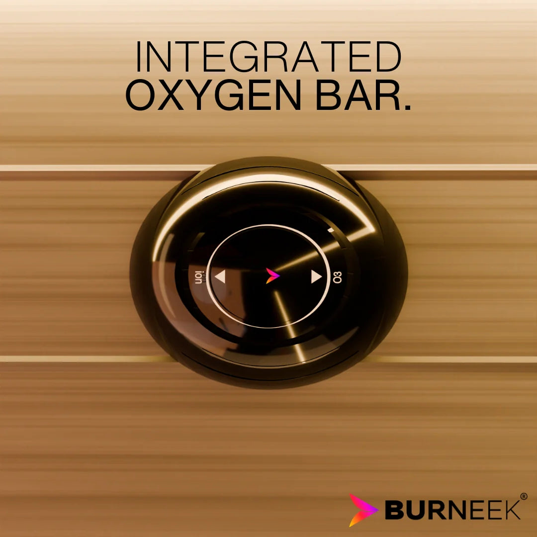 Burneek® Onyxeek: 3-Person Full-Spectrum Quartz Infrared Sauna