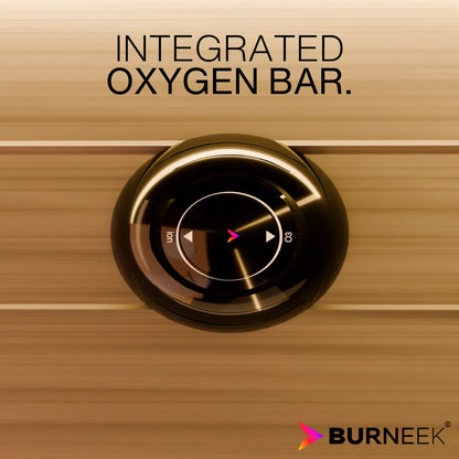 Burneek® Onyxeek: 3-Person Full-Spectrum Quartz Infrared Sauna