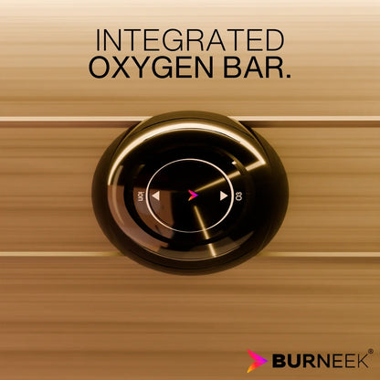 Burneek® Onyxeek: 2-Person Full-Spectrum Quartz Infrared Sauna