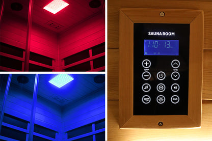 SR07 2 Person Far Infrared Sauna Red Cedar