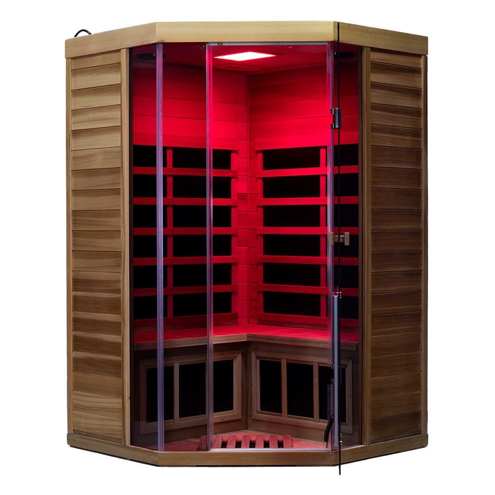 SR07 2 Person Far Infrared Sauna Red Cedar