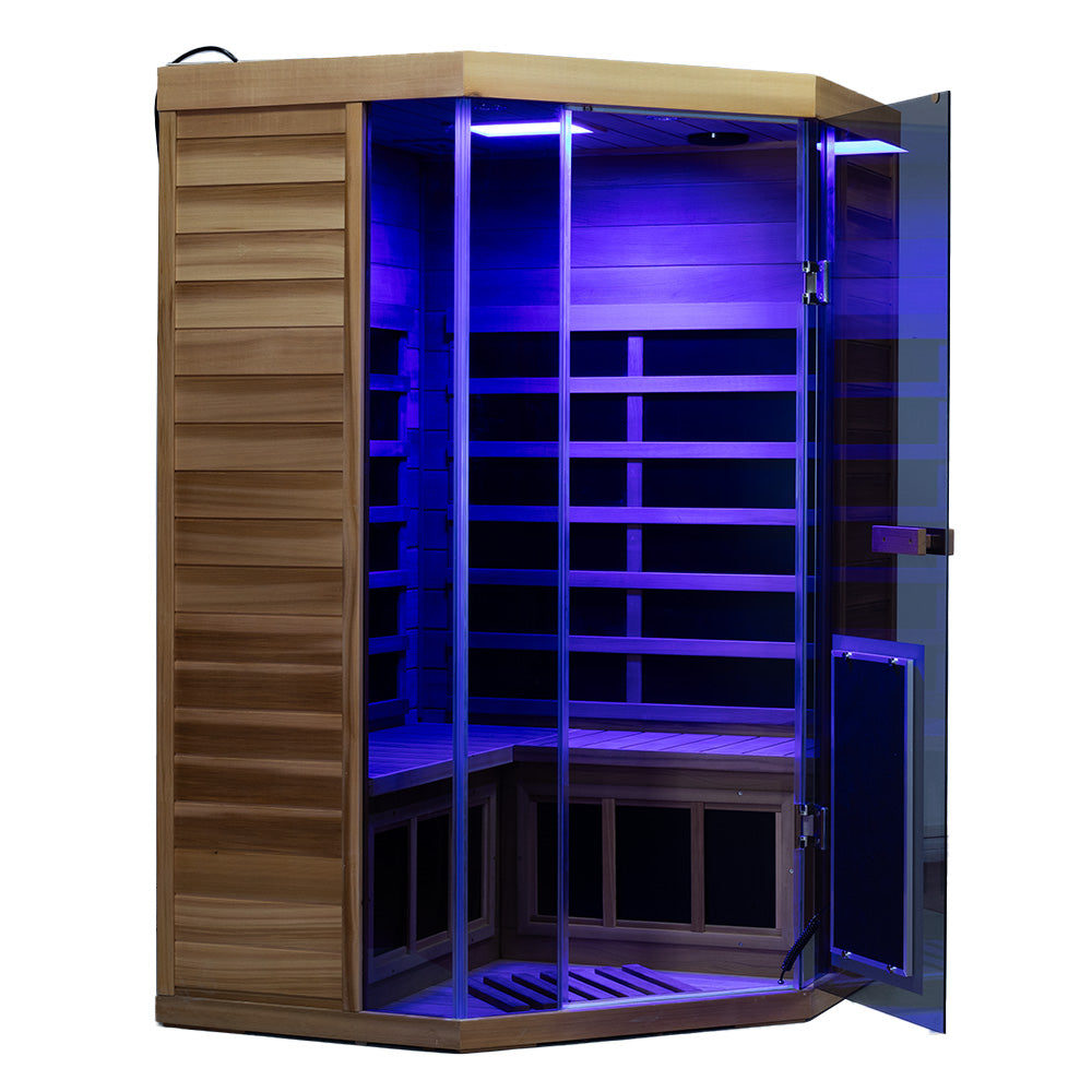 SR07 2 Person Far Infrared Sauna Red Cedar