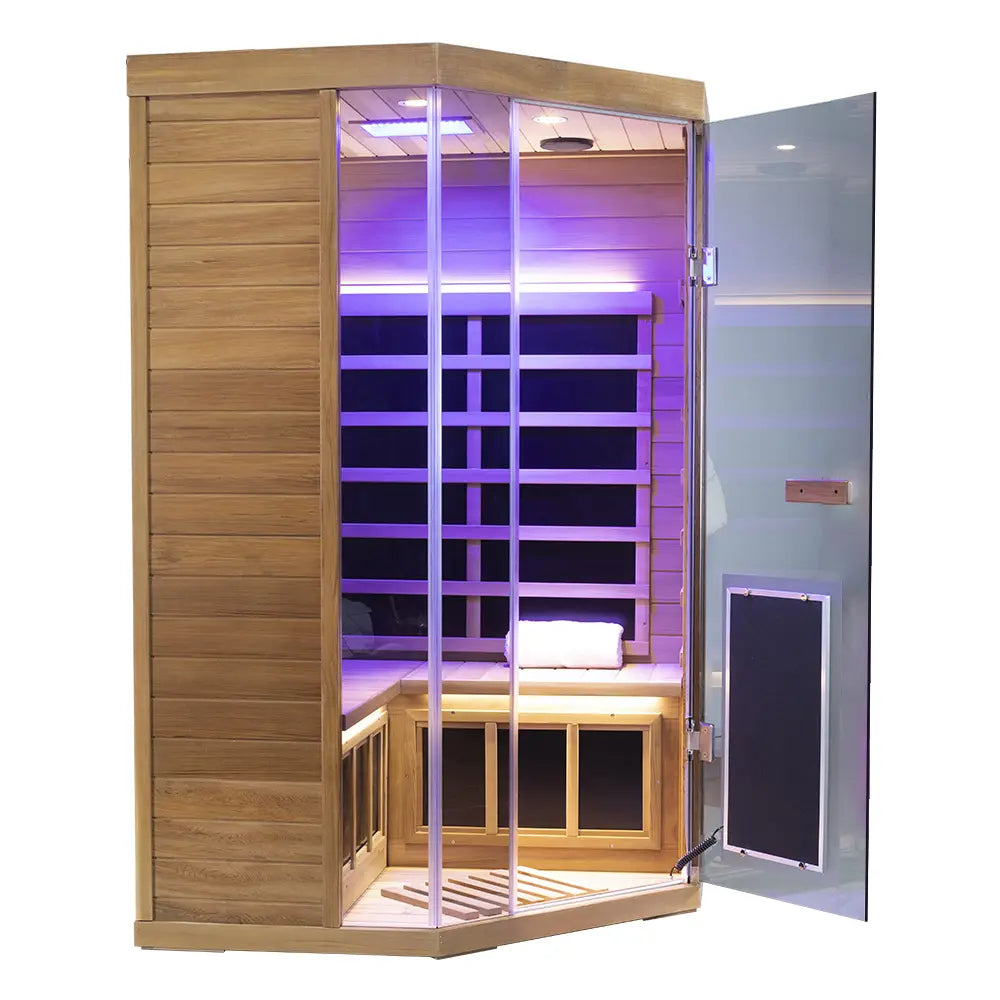SR07 2 Person Far Infrared Sauna Red Cedar