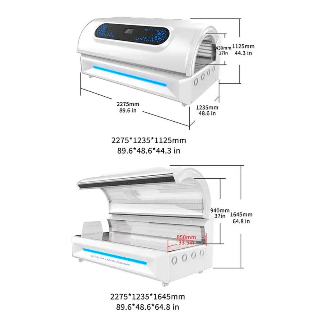 Merican (M6N) Plus Red Light Therapy Bed