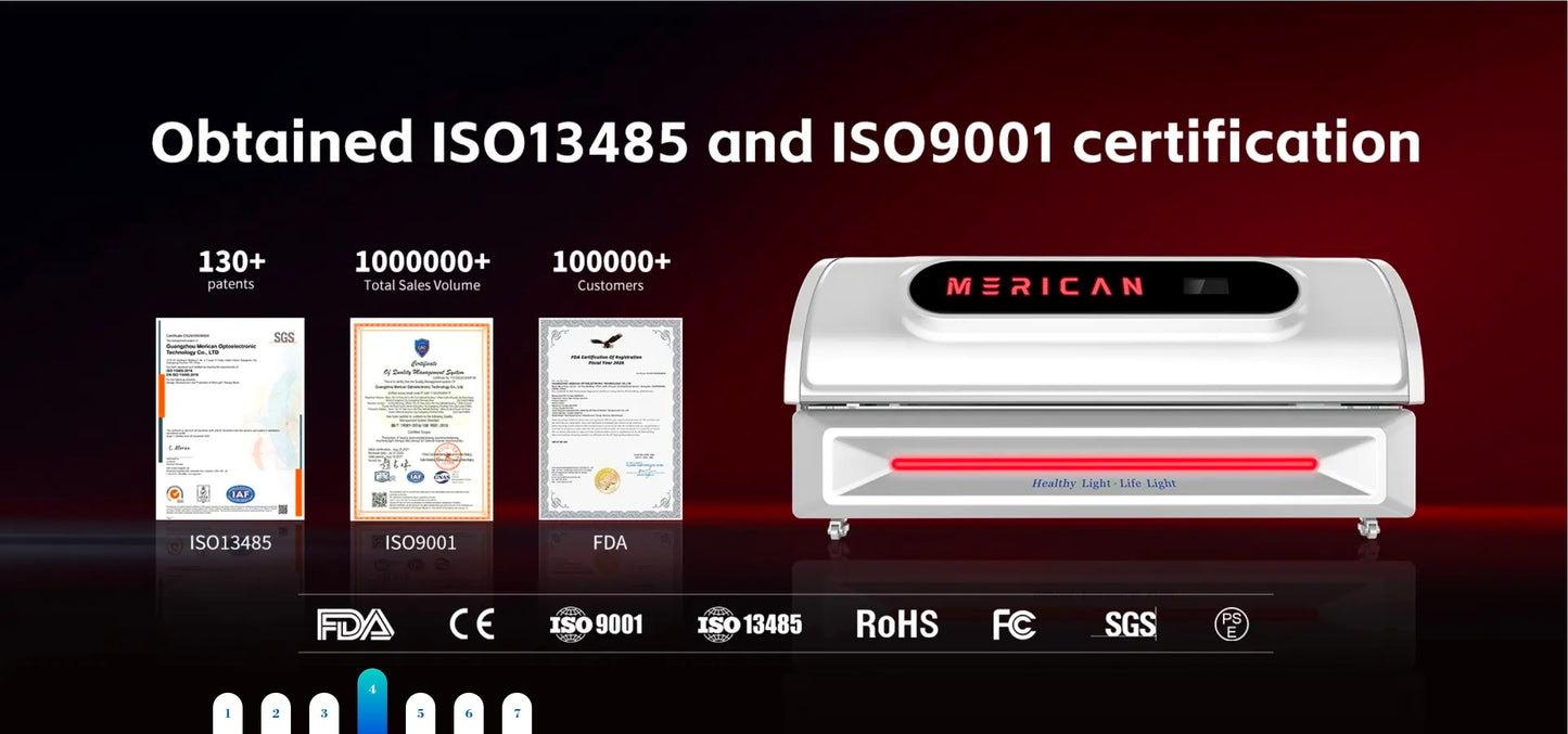 Merican (M6N) Plus Red Light Therapy Bed